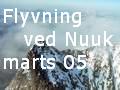 En flyvetur ved Nuuk, marts 2005